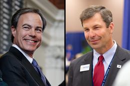 Rep. David Simpson and Rep. Joe Straus are running for Speaker of the House.