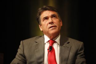 The second annual Texas Tribune Festival kicked off with with a conversation between Texas governor Rick Perry and Tribune founder and CEO Evan Smith in the Grand Ballroom of the AT&T Conference Center in Austin, Texas on September 21, 2012.